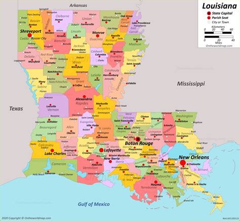 la map with cities.